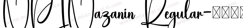 NPINazanin Regular字体转换